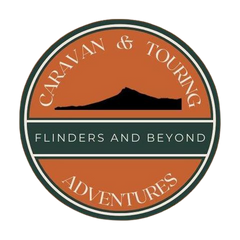 the logo for caravan and touring finders and beyond adventures